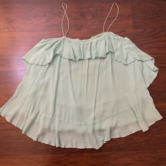 Free People Intimately teal blue tank top size S - Picture 6 of 12